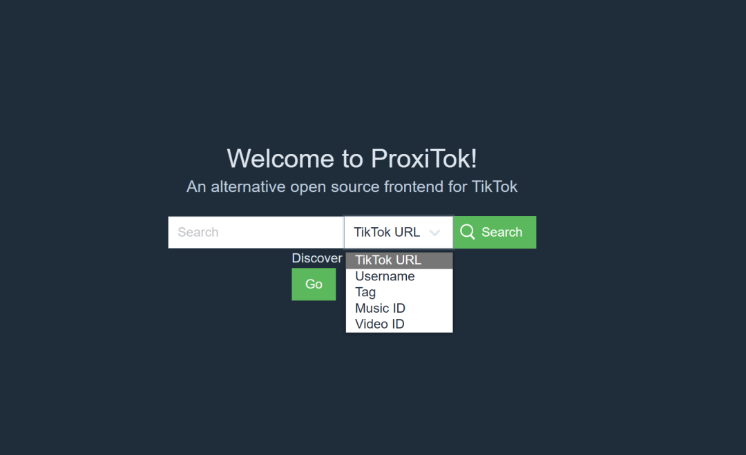 ProxiTok，免番直达Tiktok，这个网站也太牛X了！