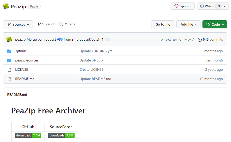PeaZip豌豆压缩v9.5.0，一款Github上免费的开源压缩工具！
